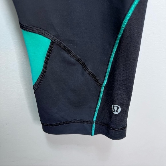 Lululemon Run Inspire Crop Leggings Size 12 Activewear Yoga - Picture 4 of 8